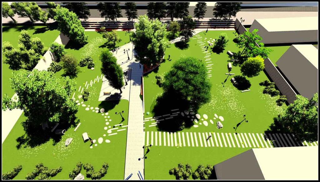 uredjenje parka u novom sadu idejno rjesenje projektovanje pejzaznog urednjenja