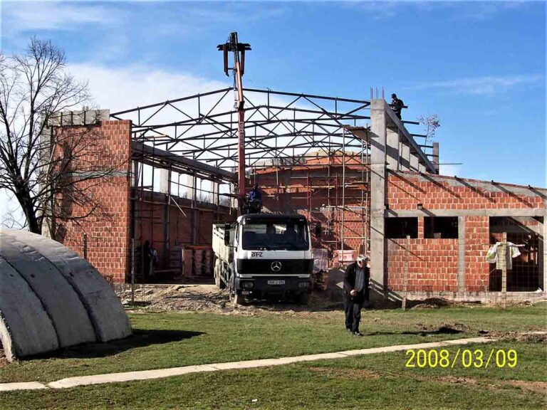 ČELIČNA KONSTRUKCIJA ŠKOLSKA SALA SITNEŠI-SRBAC