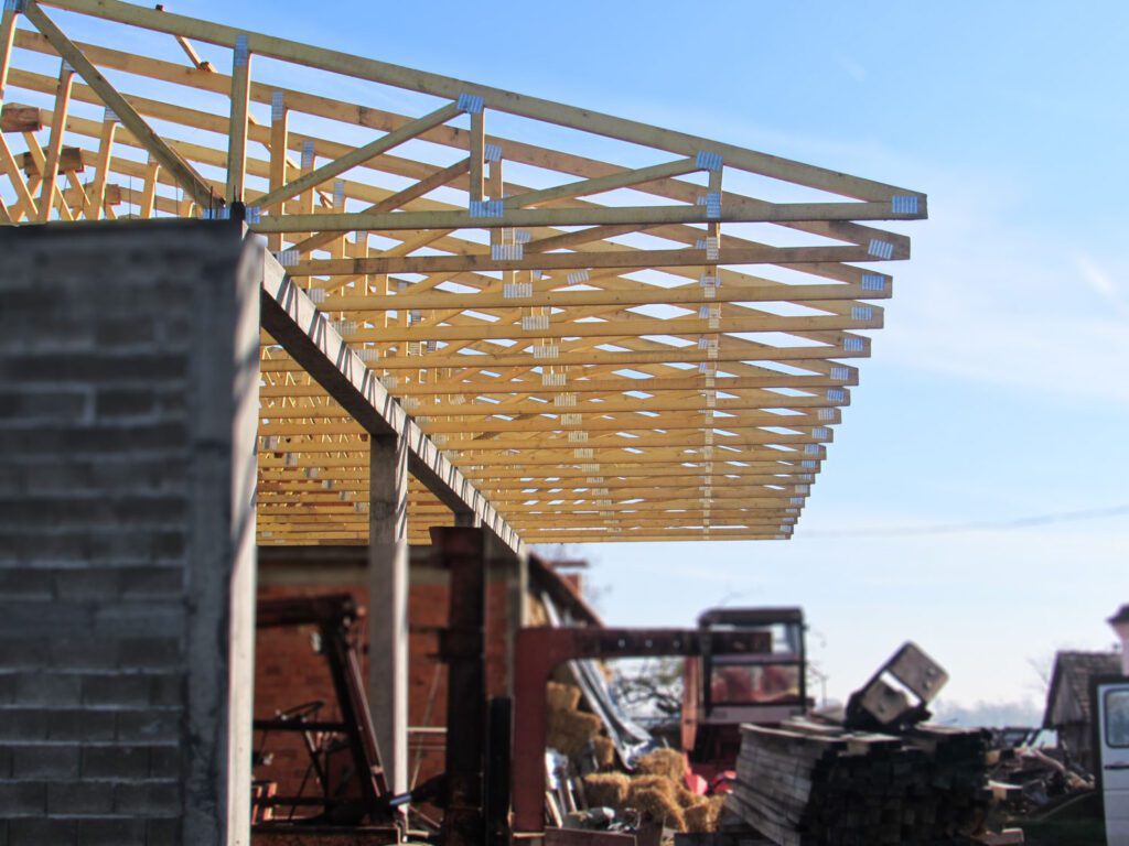 kombajn krov Binderi Bijeljina-montaza resetkaste